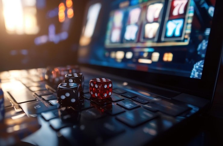 Layar dashboard kasino langsung dengan meja roulette, blackjack, dan baccarat